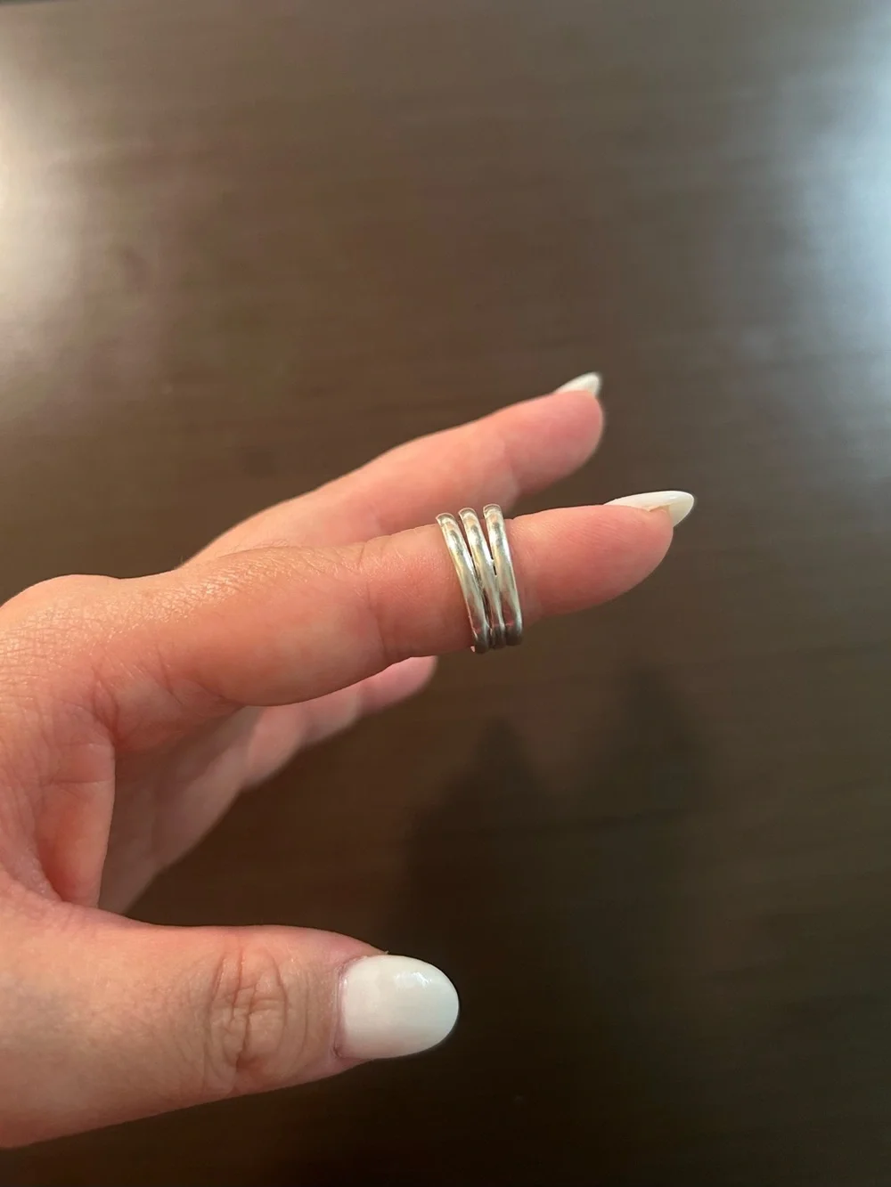 Sterling Silver Triple Band Ring